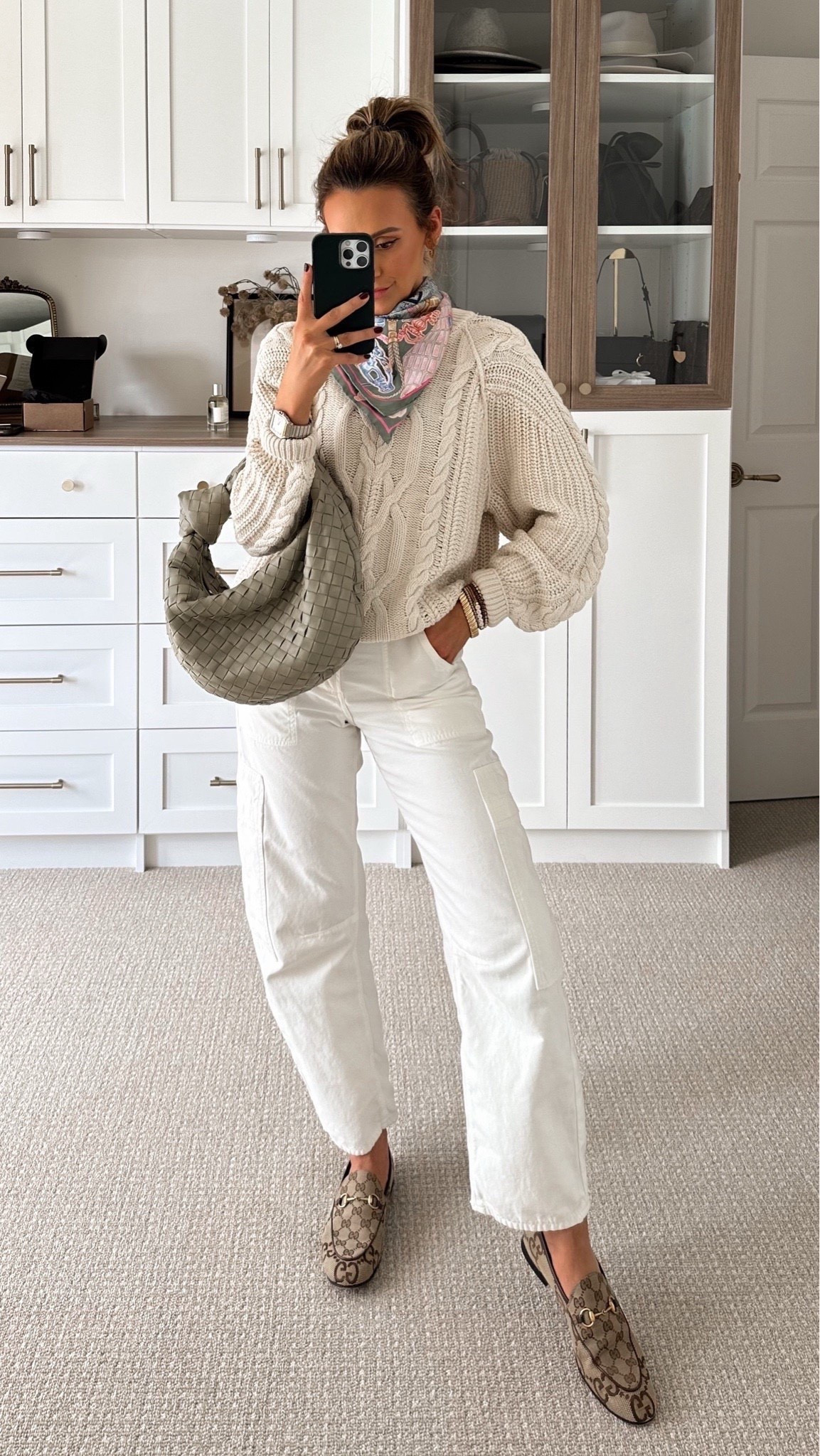 An oldie but a goodie 🤍 These barrel jeans (tts/25) are one of my tried and true faves. They make a versatile base layer that can be worn throughout all seasons! I’m so glad to see that this cable knit sweater (small) is back in stock too. Just slip a silk scarf on top for a more personalized touch!

#LTKSaleAlert #LTKSeasonal #LTKootd