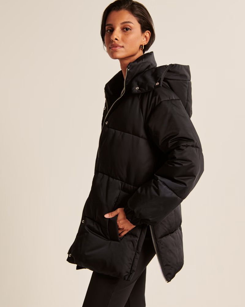 Women's Ultra Mid Puffer | Women's 25% Off Select Styles | Abercrombie.com | Abercrombie & Fitch (US)