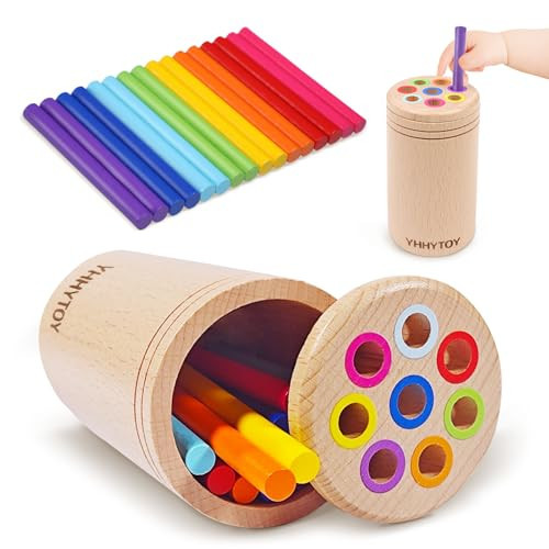 YHHYTOY Montessori Toys for 1+ Year Old, Toddler 18 Month Old Toy Color Sorting Preschool Learning Activities, Fine Motor Skills Sensory Toys for Toddlers 1-3, 1 2 3 Year Old Girl Boy Baby Gifts | Amazon (US)