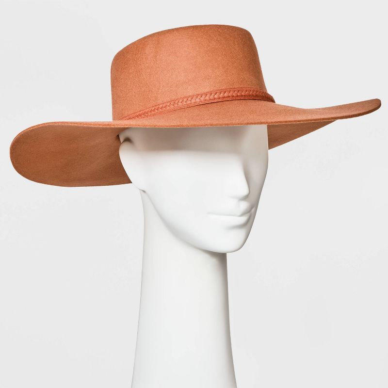 Women's Wide Brim Felt Boater Hat - Universal Thread™ | Target