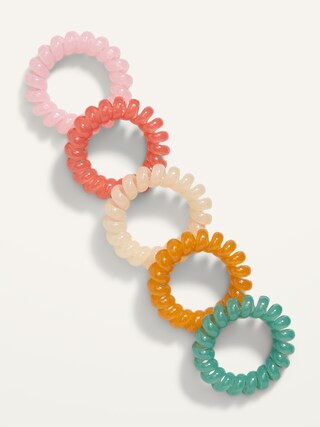 Spiral Hair Ties 5-Pack for Adults | Old Navy (US)