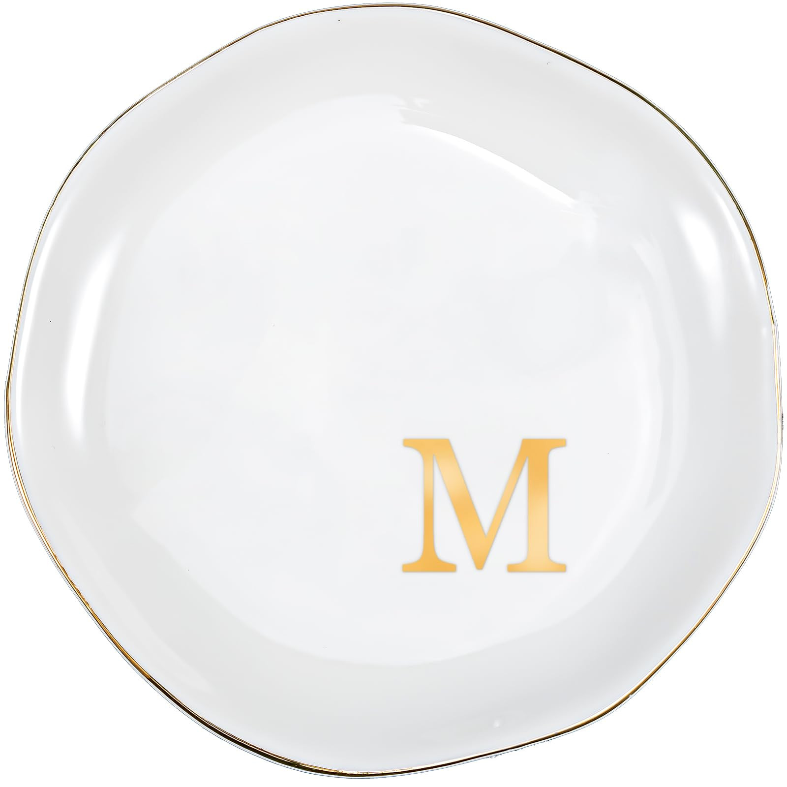 ProCase Ceramic Jewelry Tray, Initial Ring Dish Trinket Plate Engagement Gift, Small Personalized... | Amazon (US)