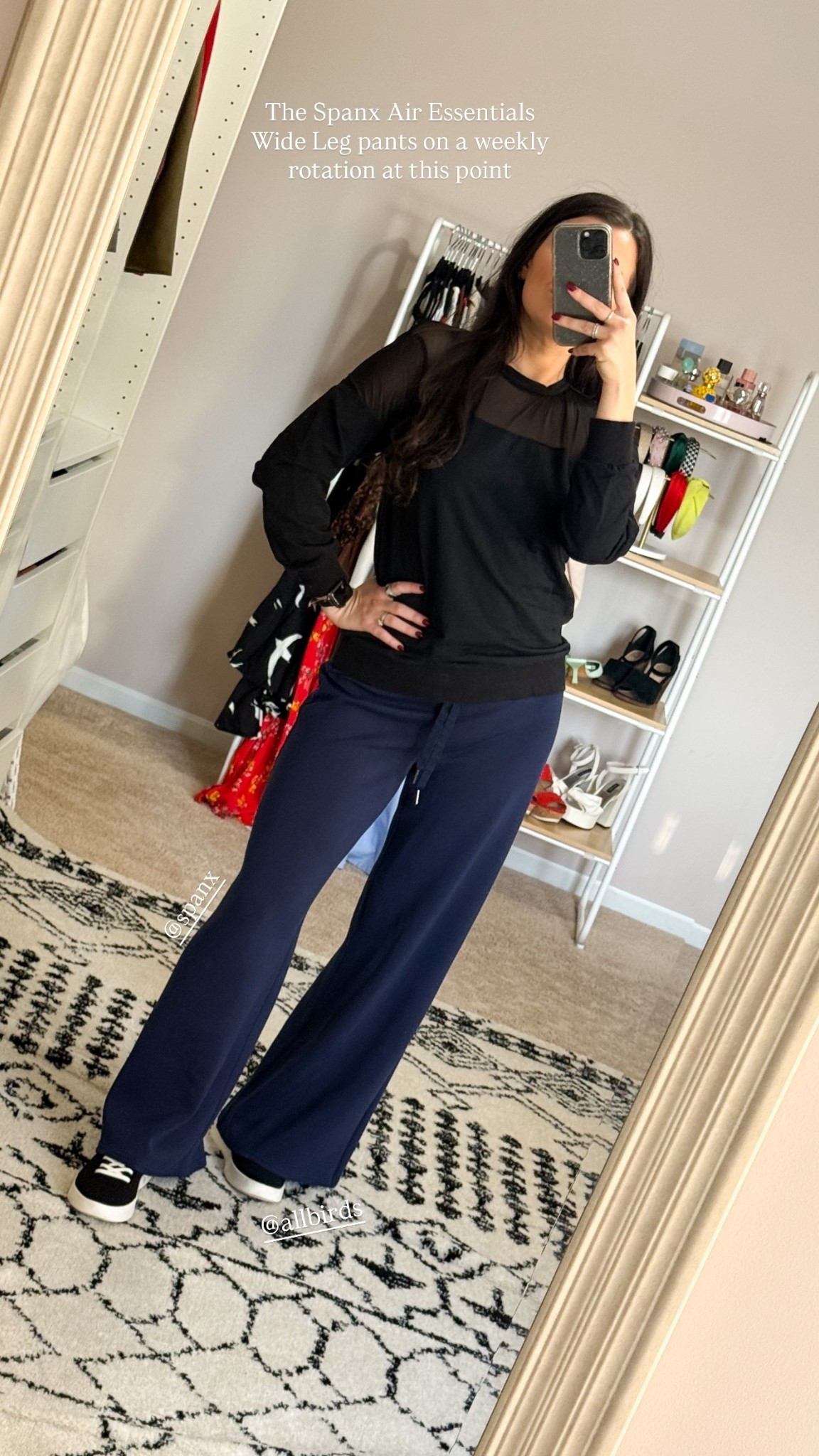 @spanx  @allbirds  The Spanx Air Essentials Wide Leg pants on a weekly rotation at this point

#LTKootd