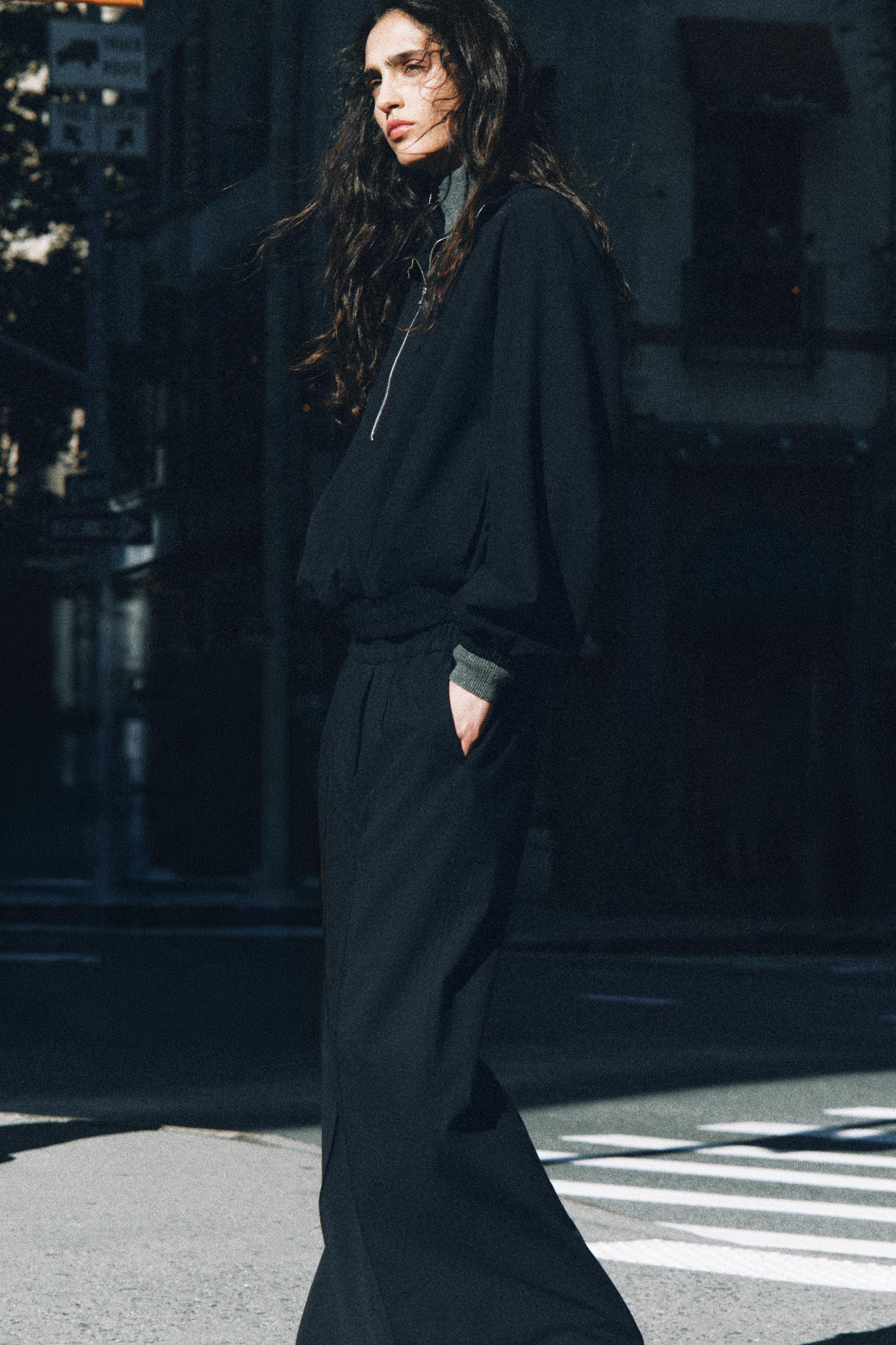 ZW COLLECTION ZIP BOMBER JACKET | Zara US