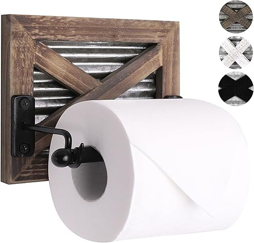 Autumn Alley Rustic Farmhouse Toilet Paper Holder - Bathroom Country Decor Accessories with Warm ... | Amazon (CA)