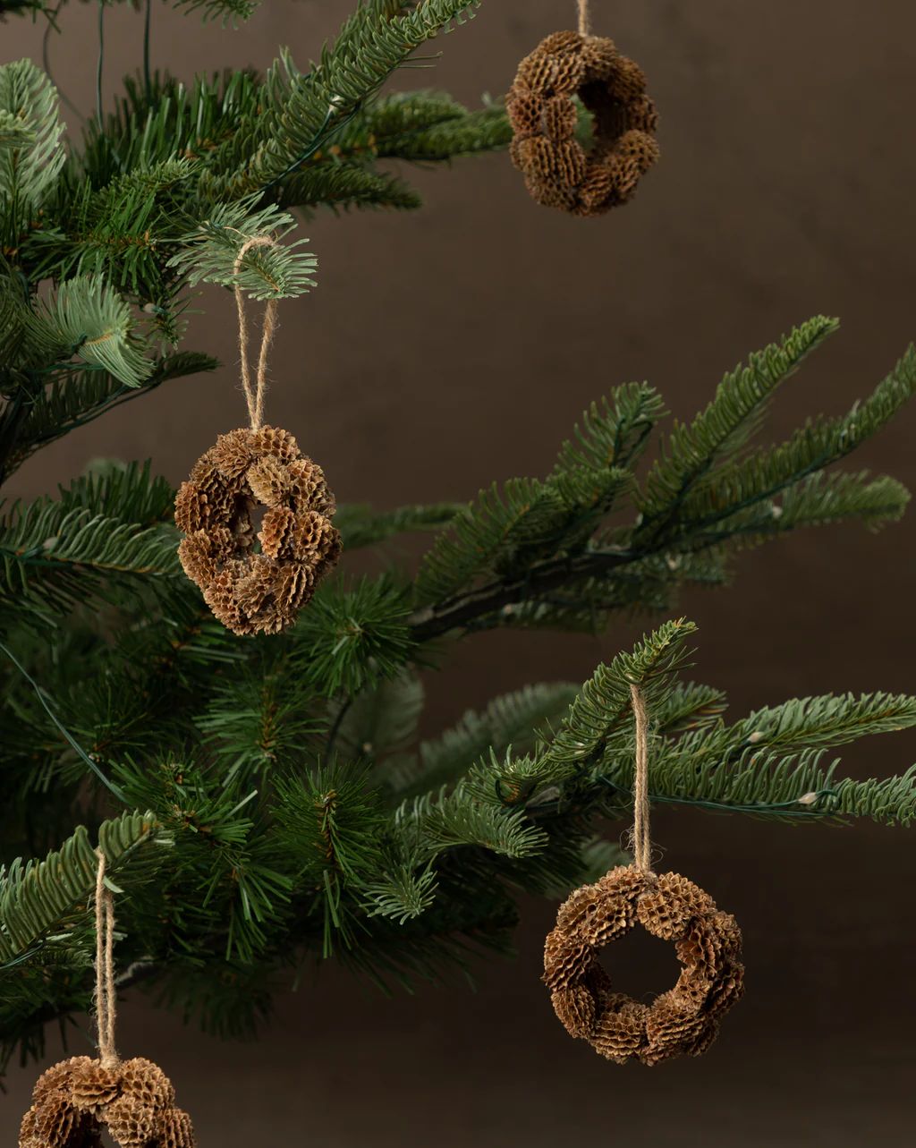 Natural Wreath Ornament (Set of 4) | McGee & Co.