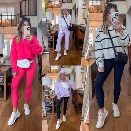 Absolutely obsessed with these lululemon finds for this spring!!
Picture 1: I am wearing a size xs/s jacket in the color Glaze Pink, a size 2 leggings in Glaze Pink, and a size 6 sneaker
Picture 2: I am wearing a size 6 top in white, size 4 pants in Lilac Ether, Lilac Ether hat, and size 6 sneakers
Picture 3: I am wearing a size XS/S jacket in Lilac Ether, size 4 leggings in black, Lilac Ether hat, and size 6 sneakers
Picture 4: I am wearing a size 6 top, size 2 leggings in black, and size 6 sneakers

@shop.ltk #liketkit liketk.it/christianblairvordy @lululemon #lululemoncreator #ad

#LTKfitness #LTKstyletip