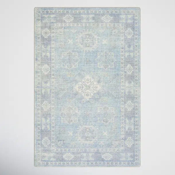 Hopkins Handmade Denim/Sky Blue Rug | Wayfair North America