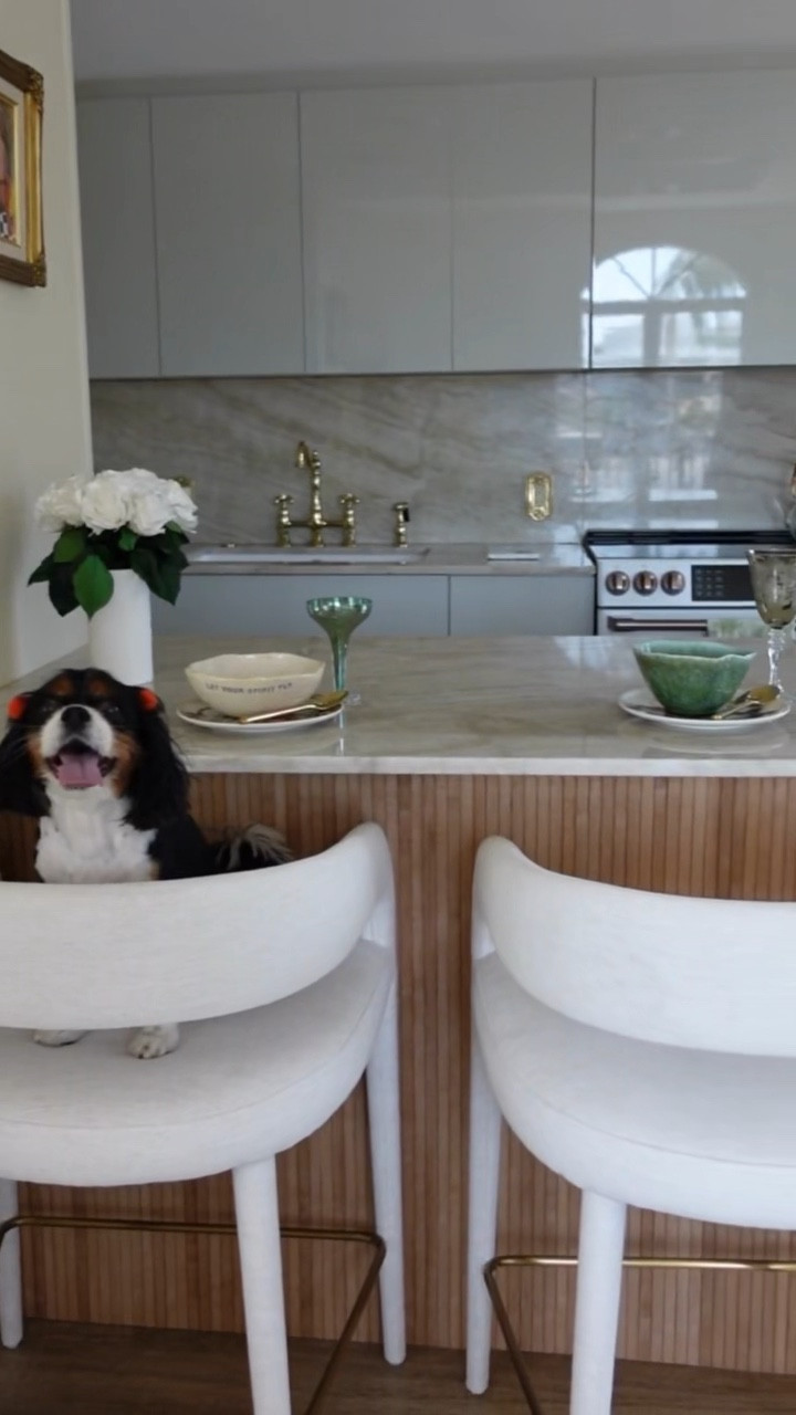 My elegant, soft and modern kitchen. In my soft girl era 🤍

#kitchen 
#kitchendesign
#interiordesign 

#LTKeurope #LTKhome #LTKFind