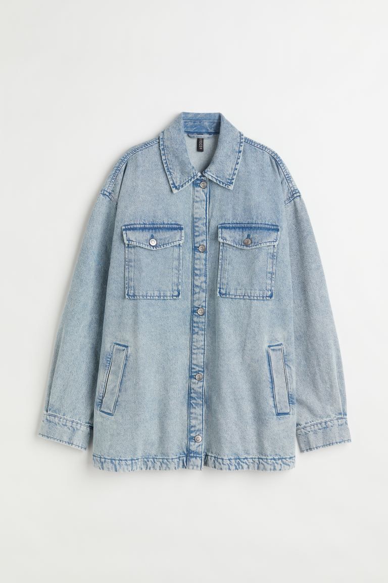 Oversized Denim Shacket | H&M (US + CA)