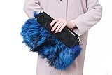 Raccoon Fur Bag Evening Clutch Womens Girls Fur Clutch Real Fur Bag | Amazon (US)