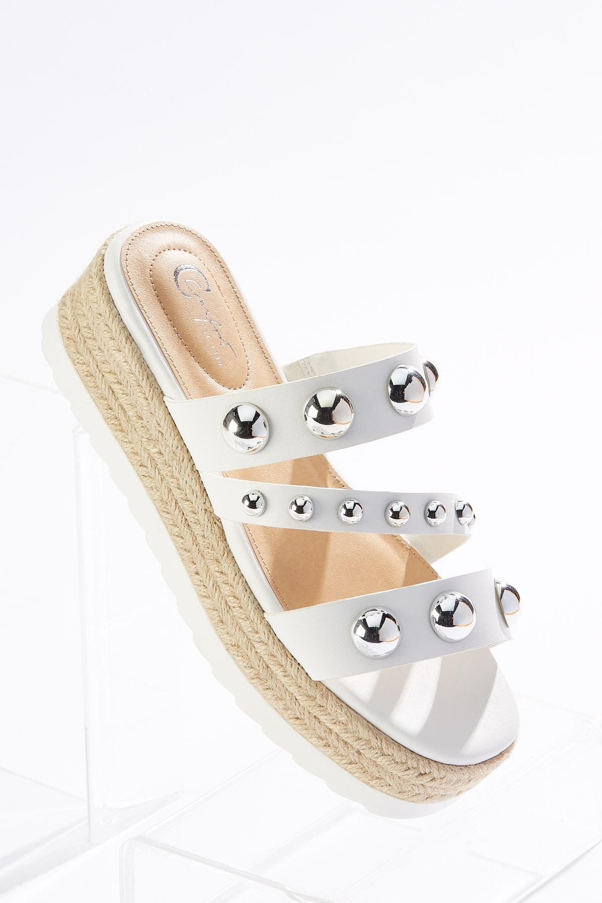 Stud Strap Flatform Sandals | Cato Fashions