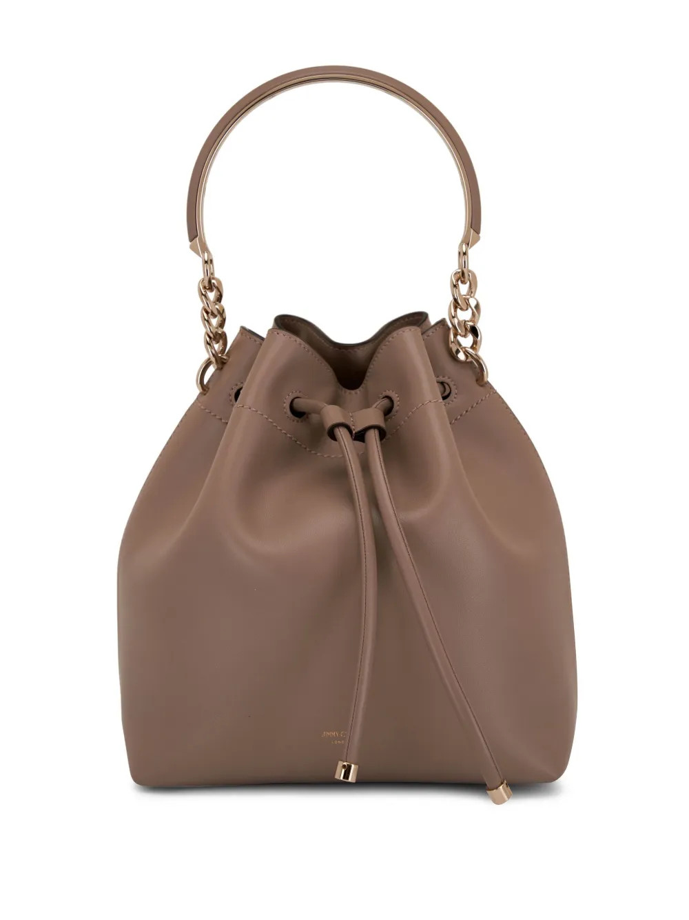 Jimmy Choo Bon Bon Leather Bucket Bag - Farfetch | Farfetch Global