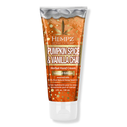 Limited Edition Pumpkin Spice & Vanilla Chai Herbal Hand Cream - Hempz | Ulta Beauty | Ulta