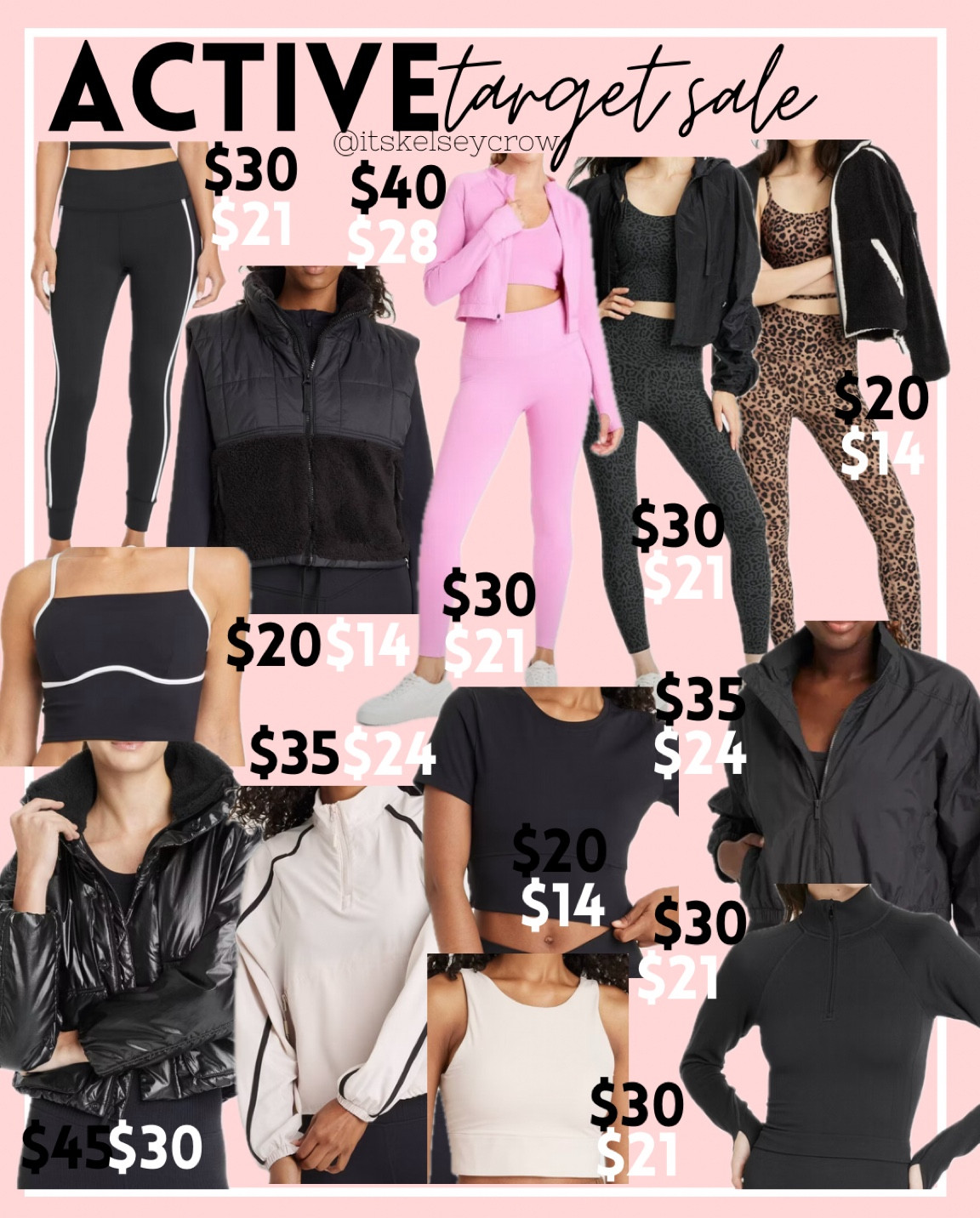 Target circle week active leopard leggings jacket vest tank work out windbreaker 

#LTKFitness #LTKSaleAlert #LTKStyleTip