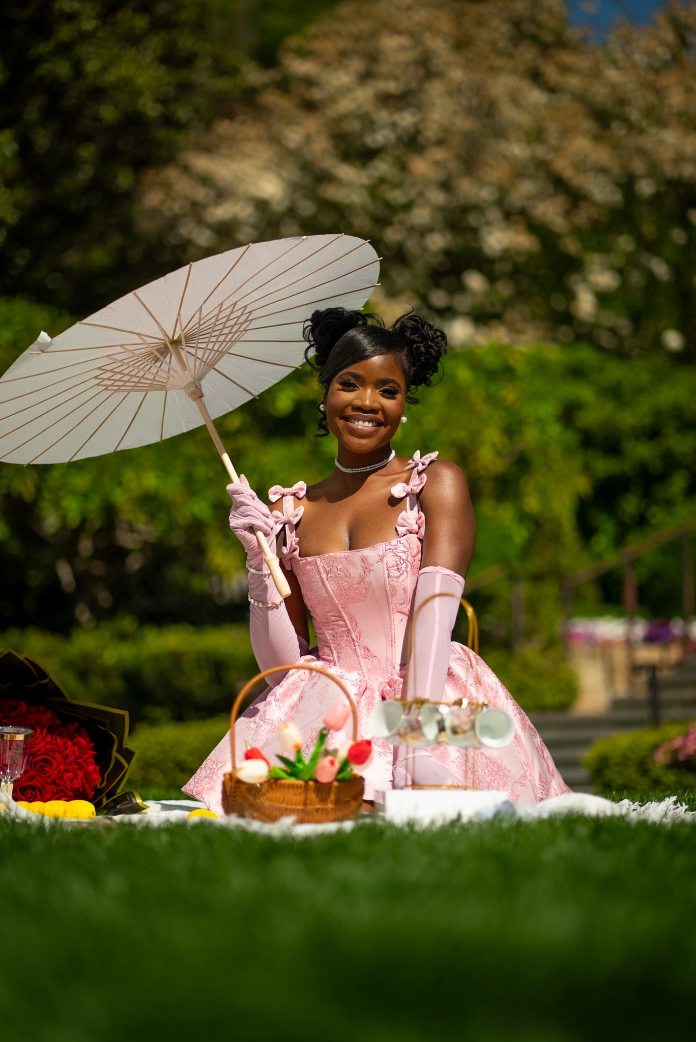 Summer picnic dress | picnic| tea party | Pink princess dress | summer outfit | wedding guest dress | coquette aesthetic 

#LTKSeasonal #LTKWedding #LTKStyleTip