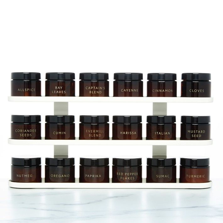 Evermill Complete Countertop Spice Rack with Spices | Williams-Sonoma