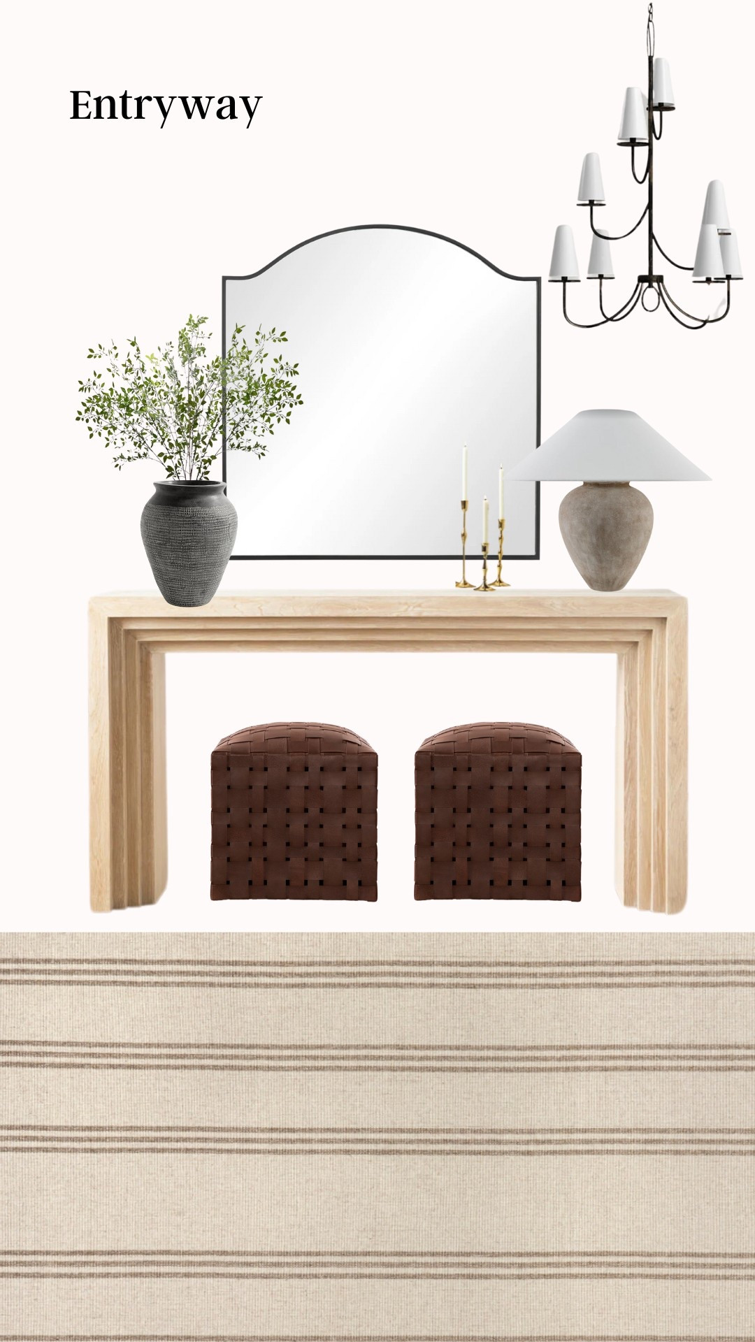 Entryway inspo. 

Spring refresh | entryway mirror | console table 

#LTKHome