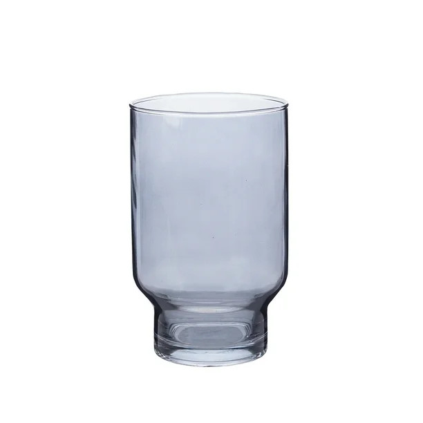 Better Homes & Gardens 17oz Pedestal Drinking Glass, Smoke - Walmart.com | Walmart (US)