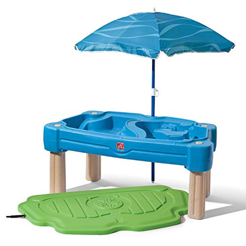 Step2 Cascading Cove Sand & Water Table with Umbrella | Kids Sand & Water Play Table with Umbrella | | Amazon (US)
