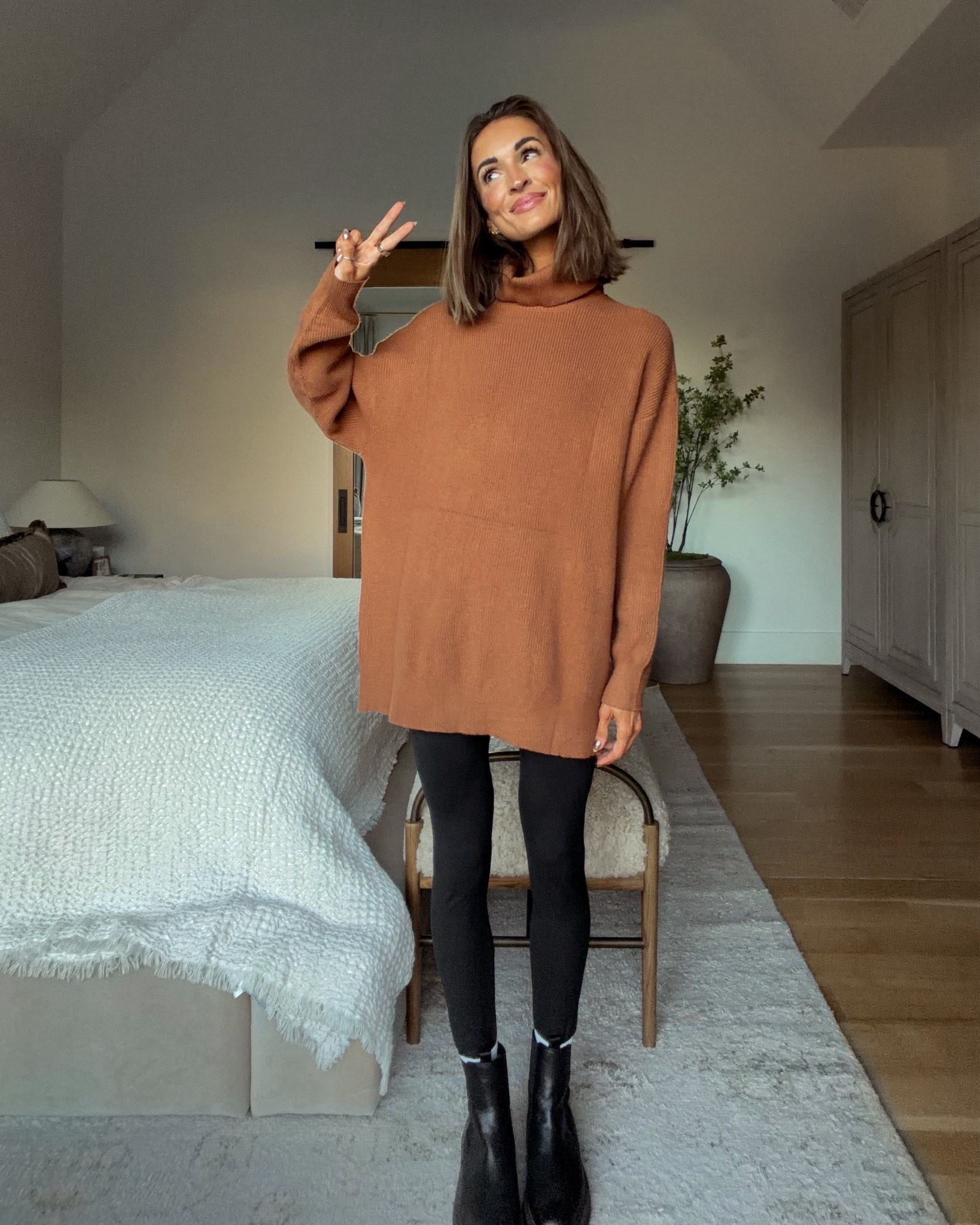 love this soft oversized sweater from amazon! 🤎 reminds me so much of free people! 

#LTKootd