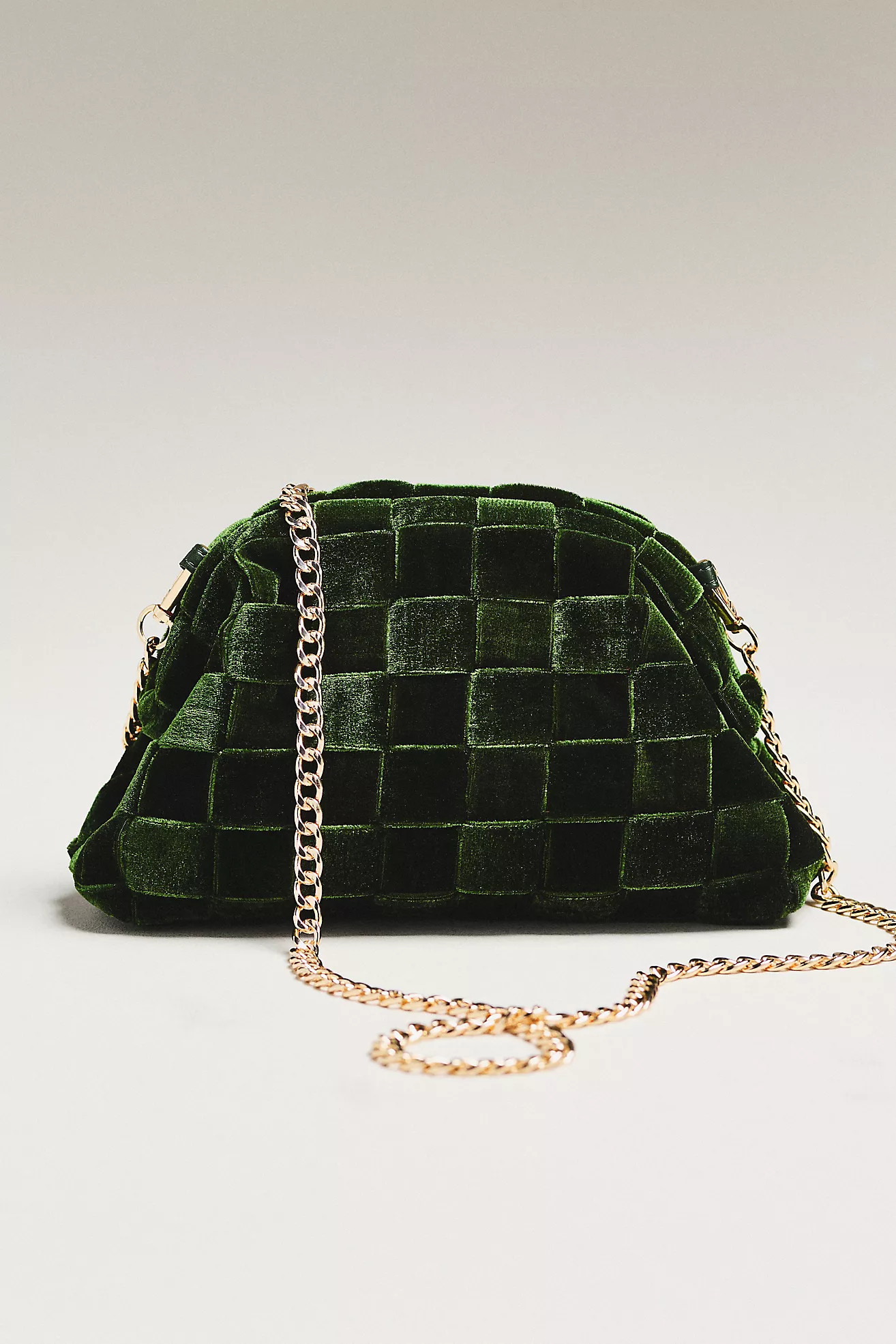 Thick Velvet Woven Clutch | Anthropologie (US)