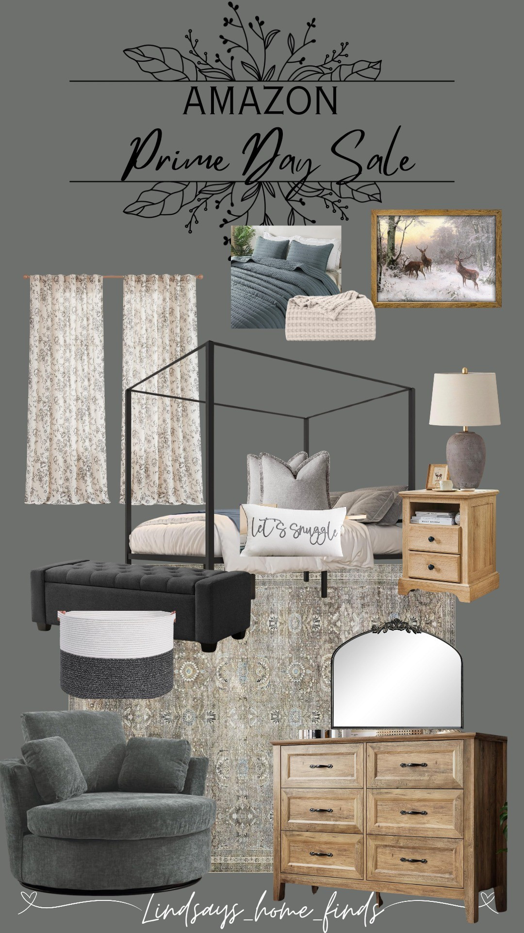 Amazon deals! Shop the pic below 👇 .....Curtains, amazon home, amazon bed, amazon bedding, amazon bedroom, amazon rug, amazon wall art, amazon swivel chair, cozy chair, accent chair, affordable bedroom furniture, affordable dresser, affordable canopy bed, affordable bedframe, lamp, table lamp, pottery Barn Dupes, amazon curtains, amazon nightstands, affordable nightstands, accent pillows, bedroom accent pillows,  laundry basket, storage ottoman, storage bench, bedroom storage bench, modern farmhouse bedroom, modern farmhouse style, modern farmhouse, farmhouse bedroom, mirror, dresser mirror

#LTKxPrimeDay #LTKHome #LTKStyleTip