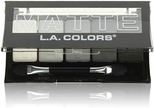 L.A. COLORS 5 Color Matte Eyeshadow, Black Lace, 0.08 Ounce | Amazon (US)