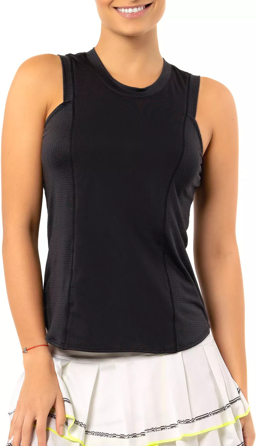 Lucky in Love Women's Starter Grid Tennis Tank Top, XL, Charcoal | Dick's Sporting Goods