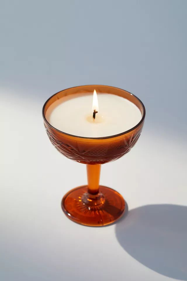 Kara Pedestal Glass Candle | Urban Outfitters (US and RoW)