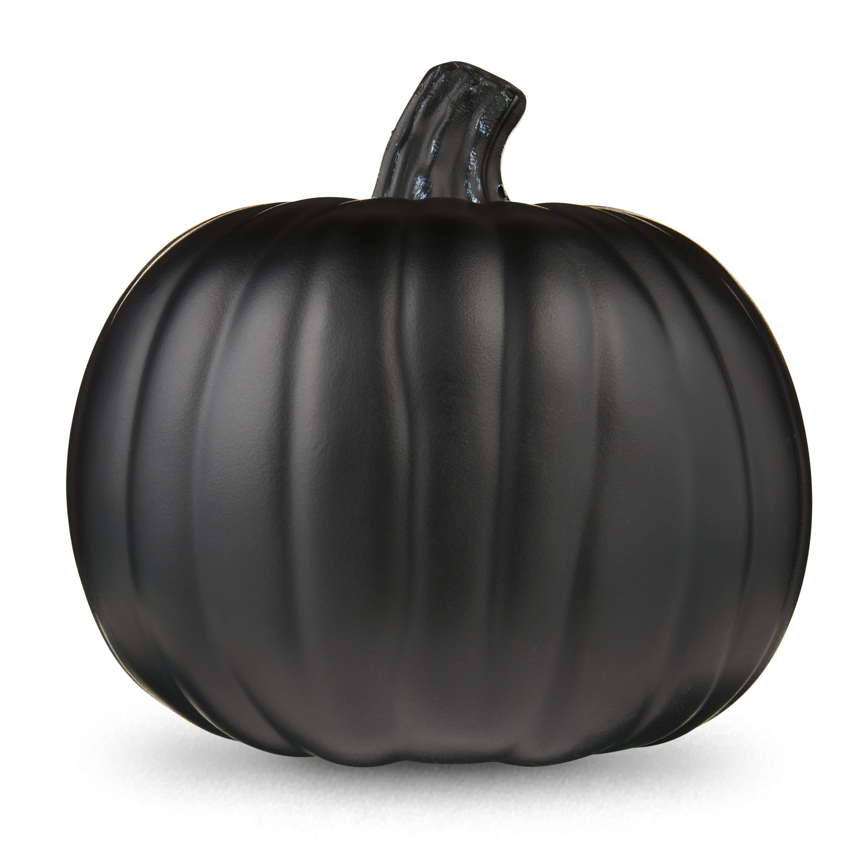 Halloween Black Pumpkin Decoration, 9 in, by Way To Celebrate | Walmart (US)