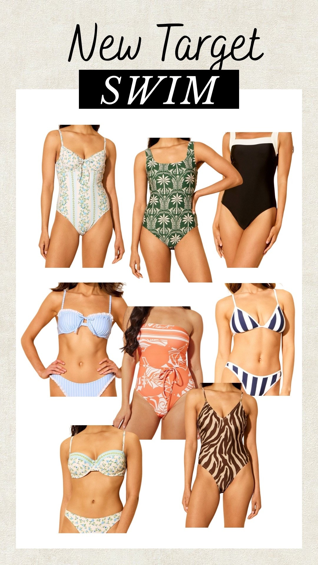 New target swimwear finds!

#LTKSwim #LTKootd #LTKgrwm