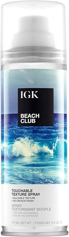 IGK BEACH CLUB Volumizing Texture Spray | Beach Wave Spray for Instant Volume & Tousled Texture |... | Amazon (US)