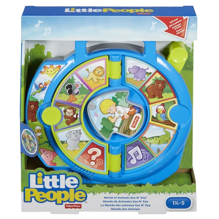 Fisher-Price Little People World of Animals See ‘n Say Toddler Musical Learning Toy | Walmart (US)