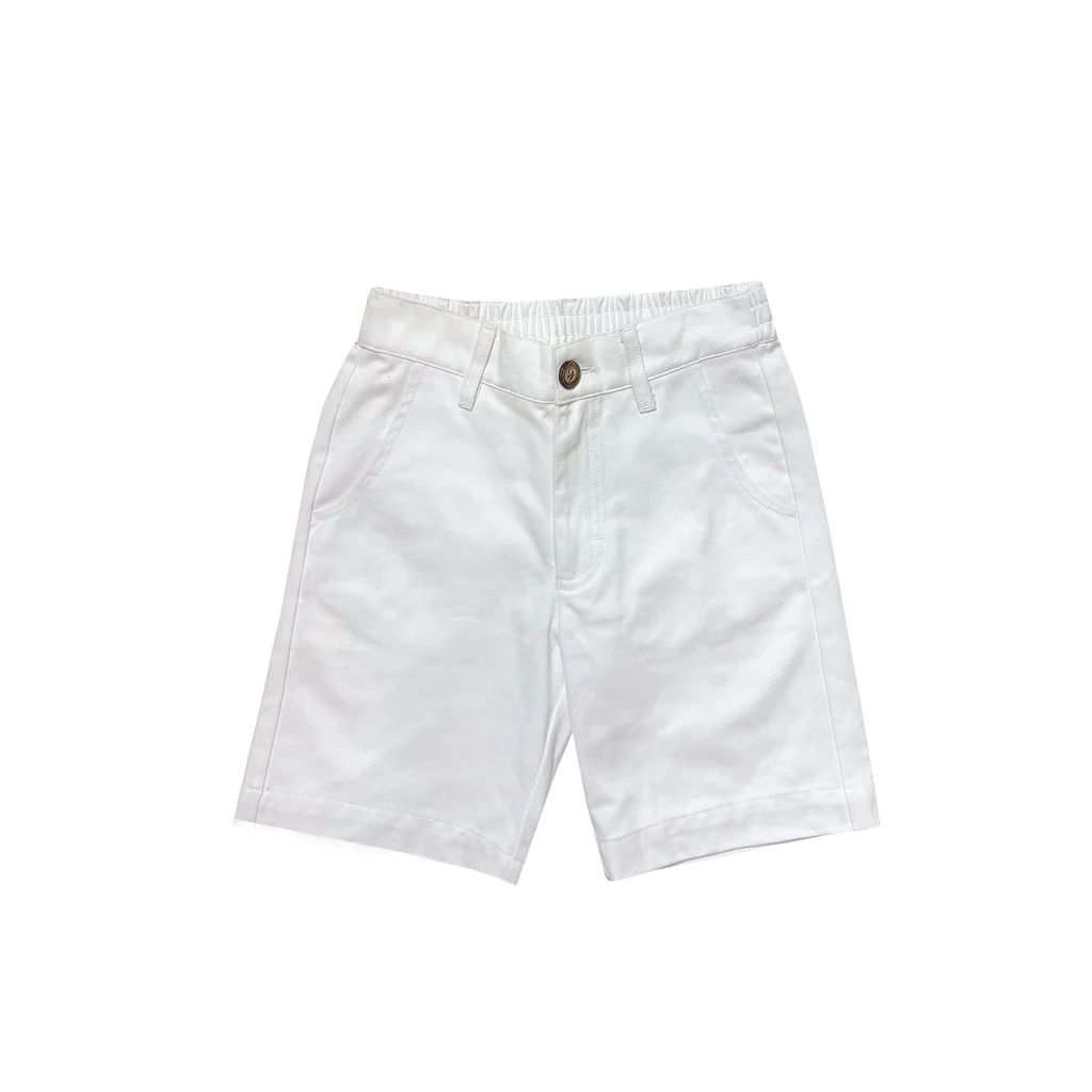 Hinckley Shorts-Classic White | NANTUCKET KIDS