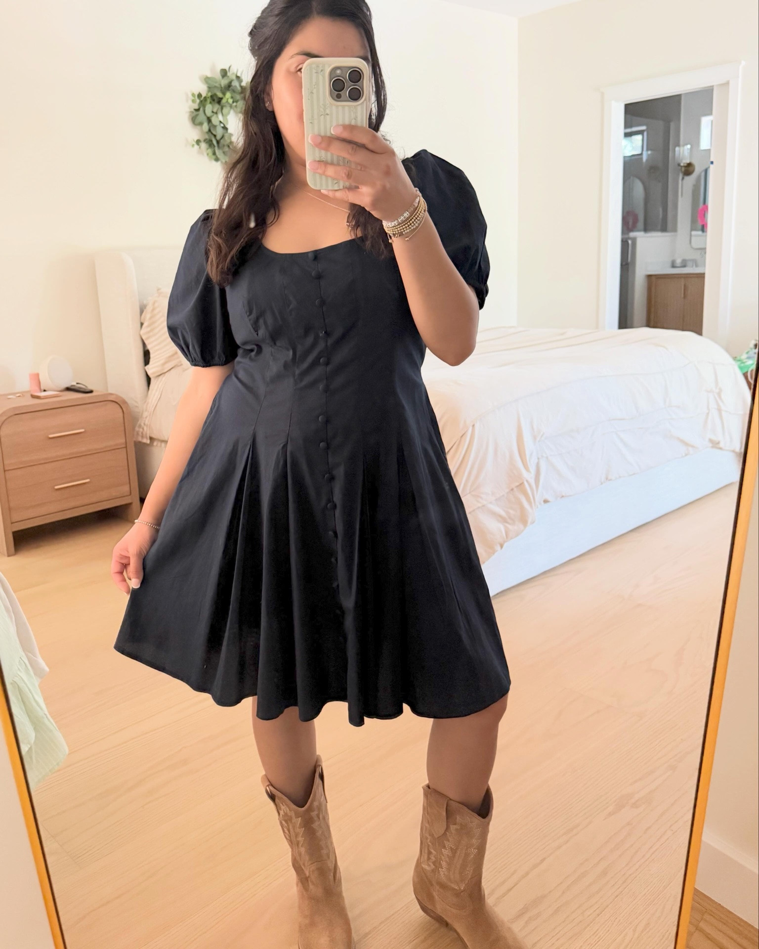 Love a dress with cowboy boots!

#LTKgrwm #LTKootd #LTKmomlife