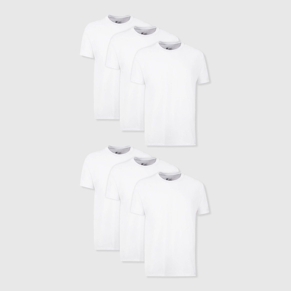 Hanes® Men's Crew Neck T-Shirt With Fresh IQ - White | Target