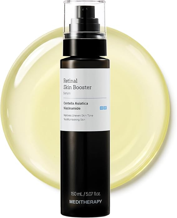 MEDITHERAPY Retinal Skin Booster Serum 5.07 fl oz | Retinaldehyde, Niacinamide, Cica | Korean Hydrating Face & Body Serum for Dull, Uneven Skin, All Skin Types, K-Beauty | Amazon (US)