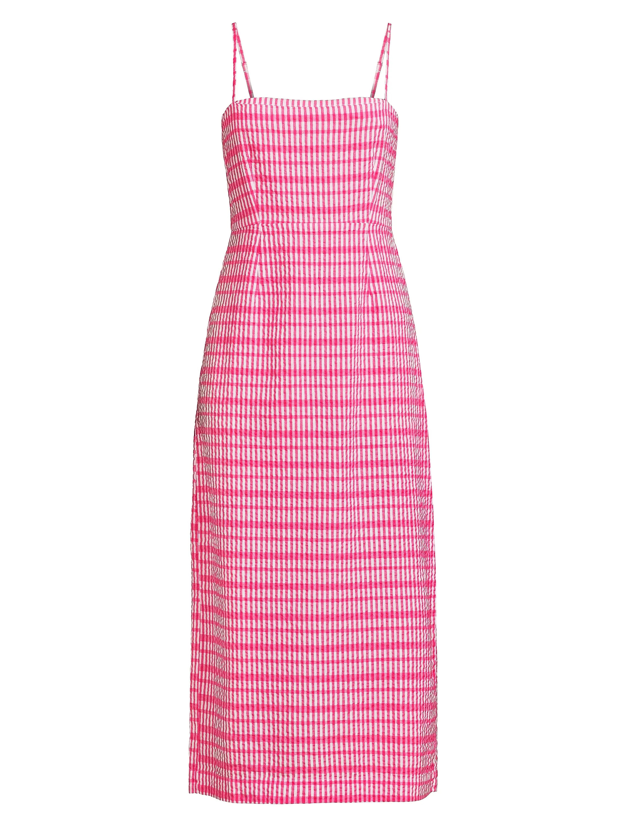 Lareina Check Seersucker Midi-Dress | Saks Fifth Avenue