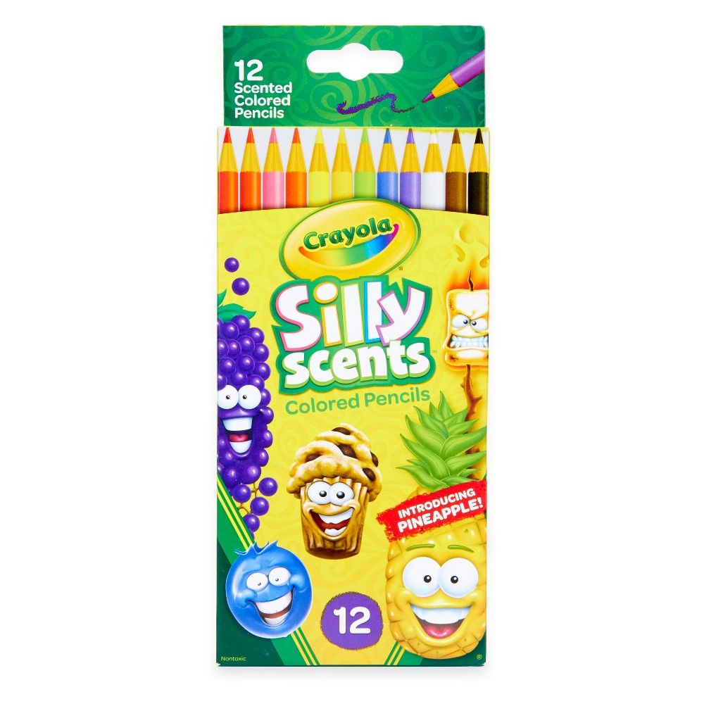 Crayola 12ct Scented Colored Pencils - Silly Scents | Target