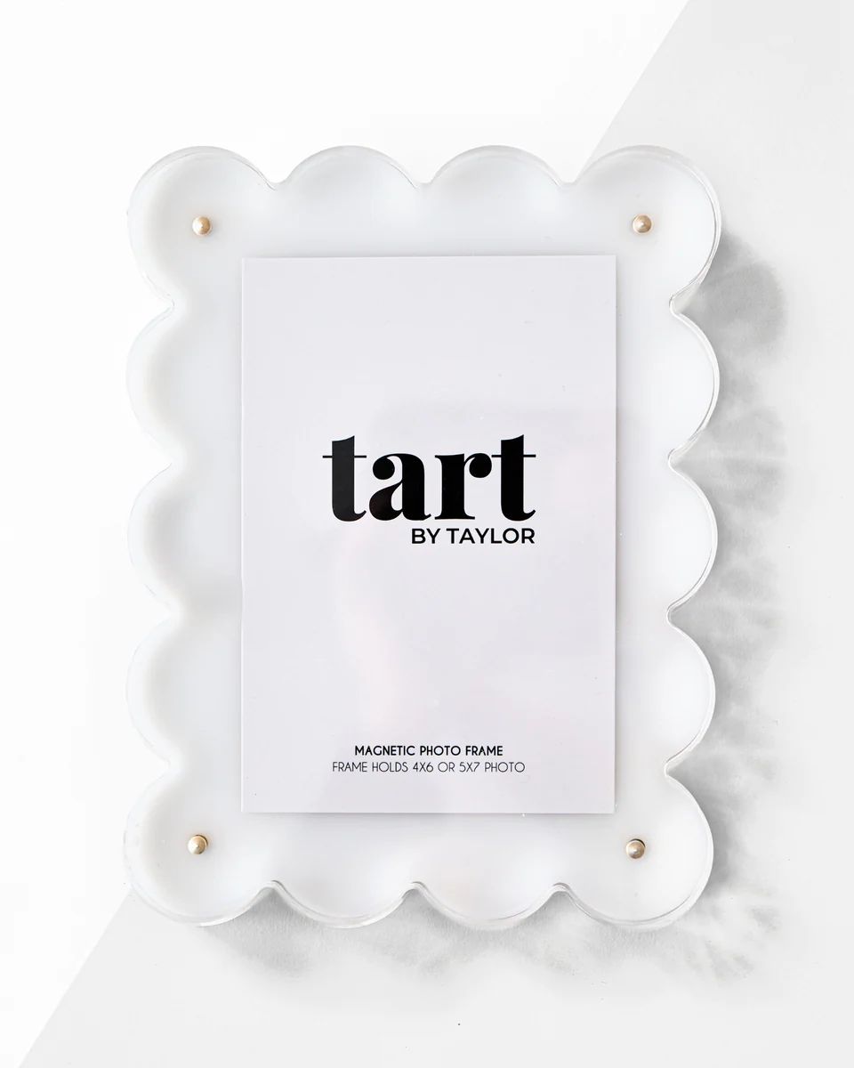 White Acrylic Picture Frame | Tart By Taylor
