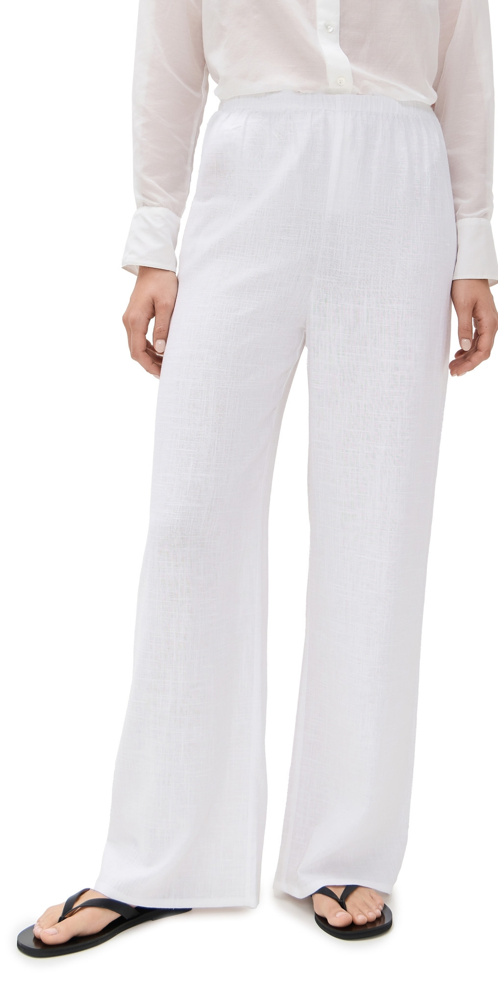 Sold Out NYC The Linen Everything Pants White M | Shopbop
