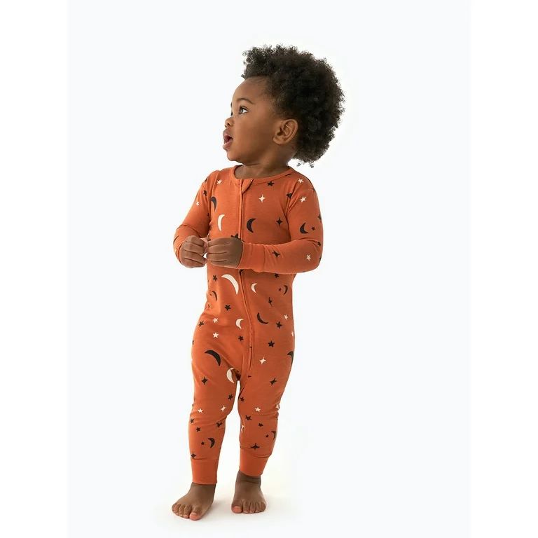 Modern Moments by Gerber Toddler Neutral Halloween One-Piece Pajama, Sizes 12M-5T | Walmart (US)