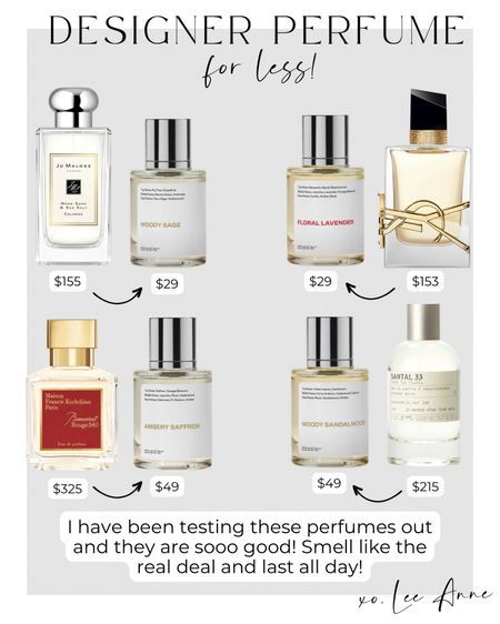 Designer perfume for less!

*Amber Sandalwood is currently sold out at Walmart, but available on the Dossier website 

#LTKHoliday #LTKsalealert #LTKGiftGuide