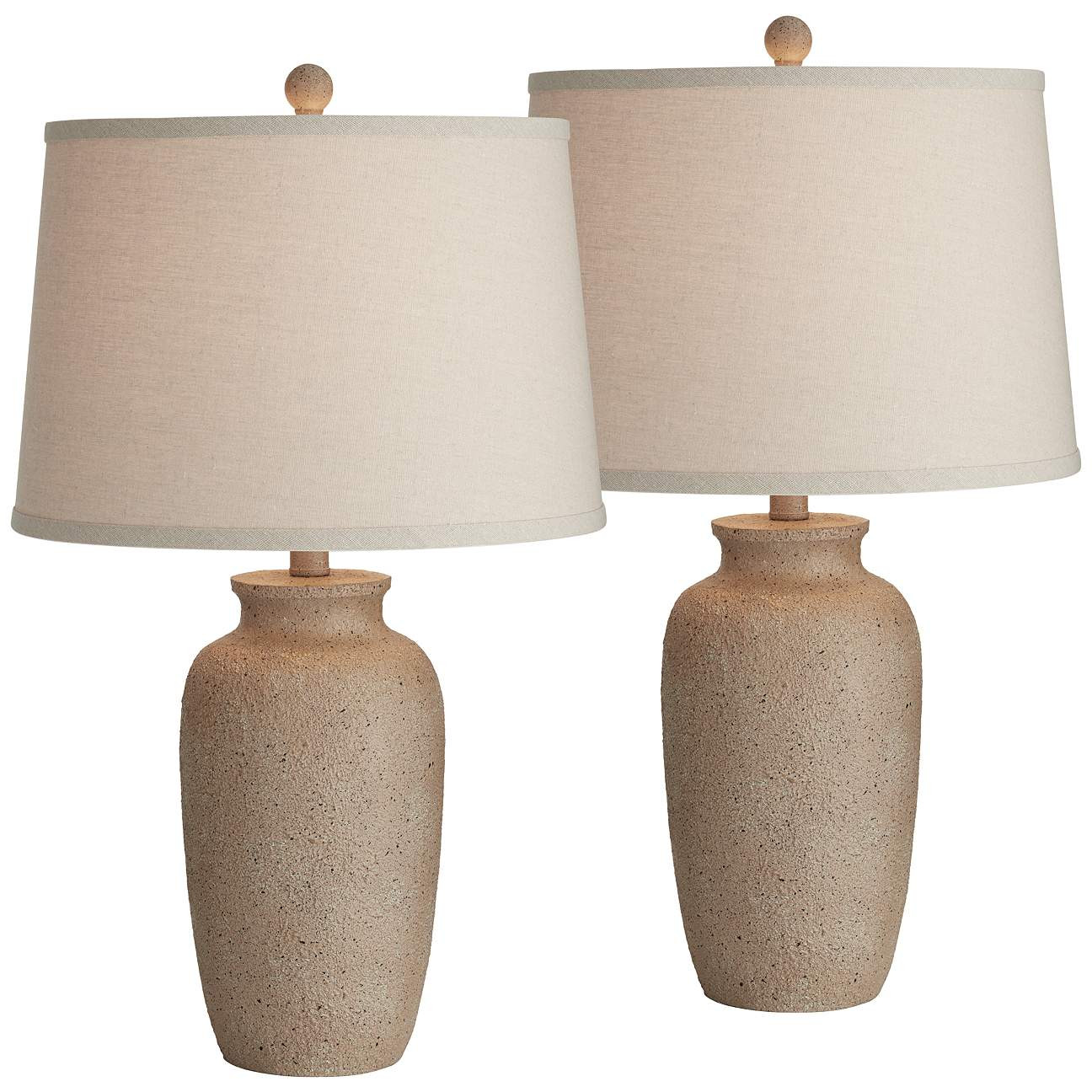 Rustic Table Lamps Set of 2  - #614Y1 | Lamps Plus | Lamps Plus
