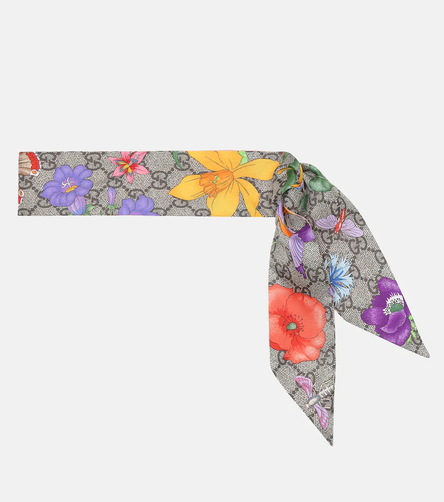Gucci GG Flora silk neck tie | Mytheresa (US/CA)