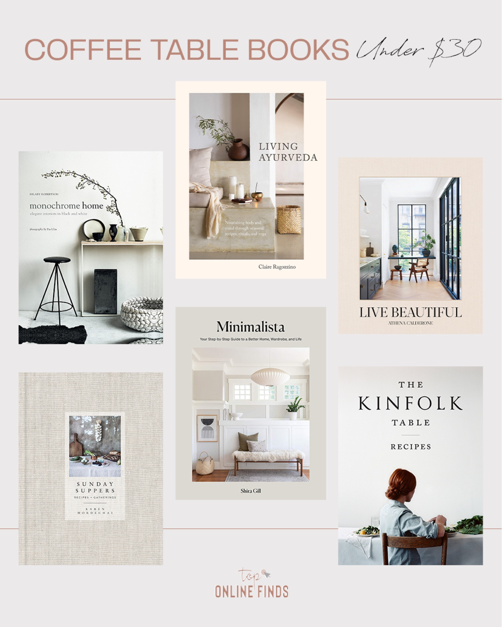 Neutral coffee table books under $30 #book #coffeetablebook #amazon

#LTKunder50 #LTKhome