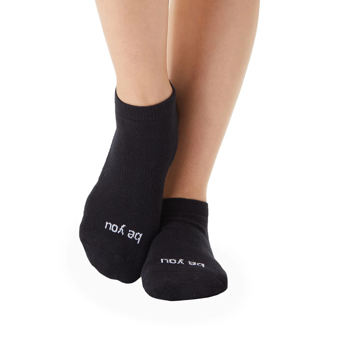 Be You Grip Socks (Black/White) | Sticky Be Socks