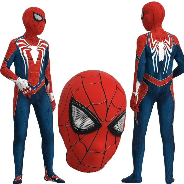 KEPZEAL Kids Superhero Jumpsuit Fancy Dress Child Halloween Cosplay Costume for 3-4 Years | Walmart (US)