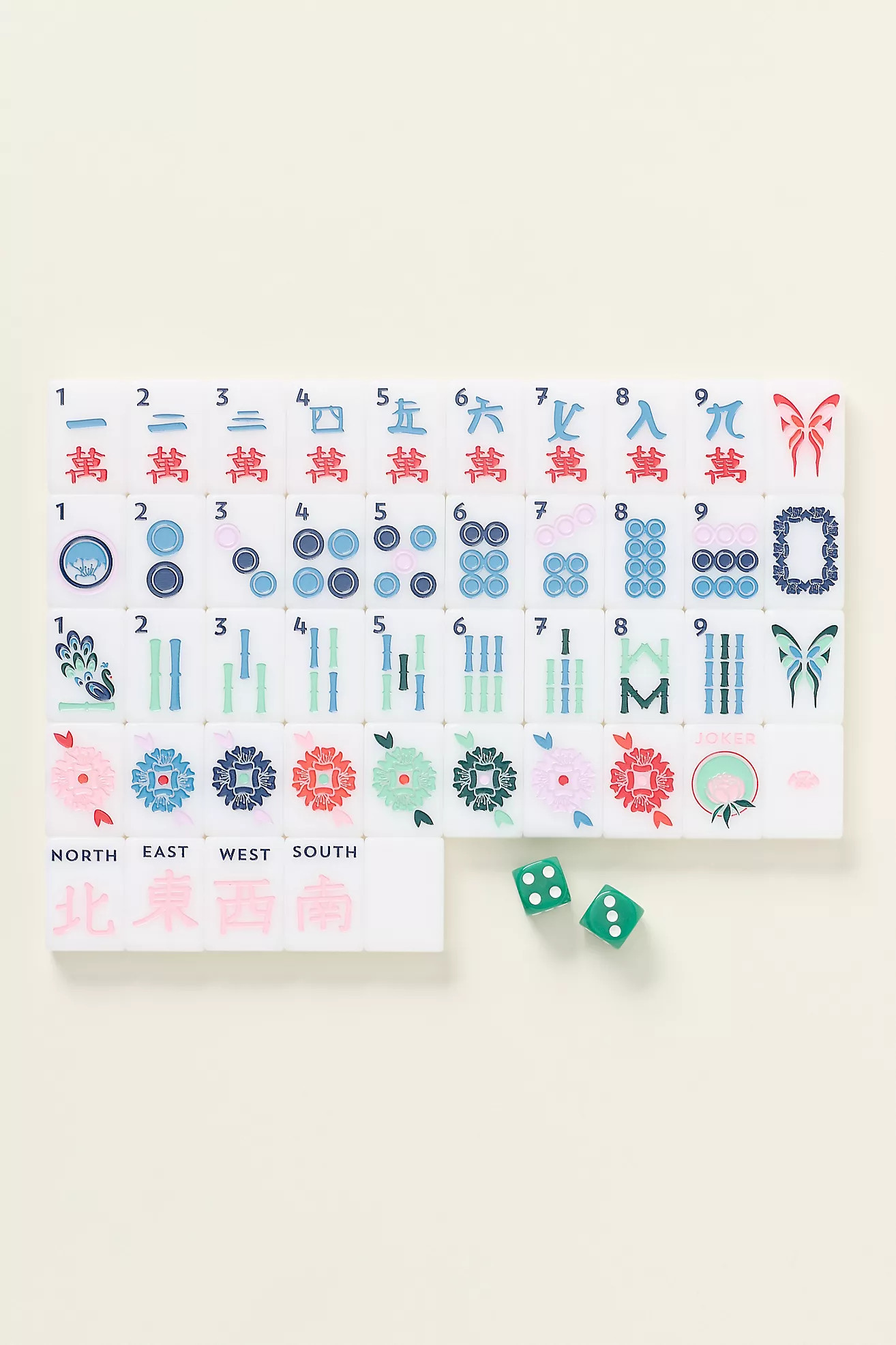 The Mahjong House Tile Set | Anthropologie (US)